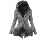 Fongt Autumn And Winter New Cotton Hoodie Repair Warm Zipper Coat Women W125