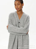 Fongt 2025 New Hot Knitted Three-Piece Set Of Women's OL Style Sweater Cardigan + Pants