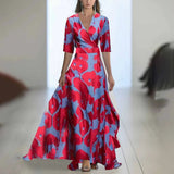 Fongt Shein Temu Explosion Printed Dress