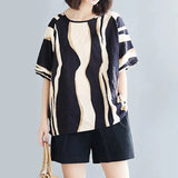 Blouse ZANZEA Women Vintage Printed Tops Casual O Neck Short Sleeve Shirt Female Loose Tunic Blusas