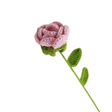 Fongt Woven Rabbit Head Sunflower Sunflower Wool Knitting Flowers Send Bestie Imitation Bouquet Finished Products-Outfit