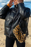 Collar PU Zipper