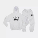 Fongt Street Loose Sweating Suit Koteiz White Sportswear Trend Hip Hop Skateboard Leisure Suit Men