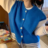 Style Lazy Knitted Sweater Women's Autumn New Loose Casual Sweater Cardigan Jacket-Outfit