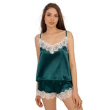 Pajamas Set Lace Trim
