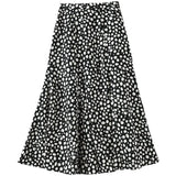 Fongt Summer New French Romantic High-Waisted Hip Fashion Wave Half-Dress Irregular Splicing Fishtail Skirt Woman