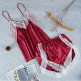 Sleepwear Sexy Satin Pajama