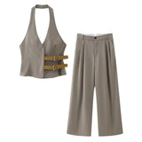 Fongt New Belt With Neck Neck Vest Top 1255882 Trousers 4391412