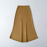 Fongt Spring New Silk-Skinty Texture Slimming Skirt