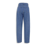 Cartoon Printed Jeans Atumn Winter Girls Harem Pant Trousers Single Breasted Pants Denim Female Hight Waist Denim