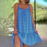 Fongt Summer 2025 New Wish Garden Wind Smashed Flower Sleeveless Sleeves With Vest Dress
