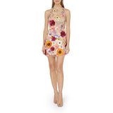 Women's Embroidered Three-Dimensional Flower Hanging Neck Dress Dress Dress