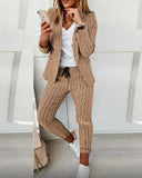 Fongt New Lattice Casual Suit Suit Suit Suit Women's Clothing