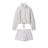 Fongt New Bubble Bubble Yarn Jacket 2010713 Mini Wave Point Shorts 3067506