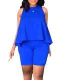 Popular Style Suit Independent Station Fashion Temperament Solid Color Sleeveless Two-Piece Suit For Commuter-Outfit