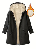 Fongt And Long-Term Hooded Jacket In Autumn And Winter 2025