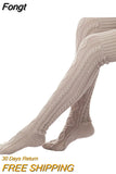 Knitted Stockings Autumn Winter 2023 Female Lingerie Thigh High Socks Harajuku Sexy Compression Stockings for