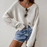 Fongt Autumn And Winter Explosion Hot Loose Big Shoulder Knitted Knitted Knitted Women's Clothing