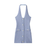 Fongt Homemade New Women's Classic Elastic Neck Dress 5063/340/412
