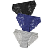 Exotic Apparel Sexy Panties Lace Briefs Women Low-Rise Solid Panty Underwear Sexy Women Lace Breathable Hip-lift