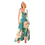 Fongt French Retro Dress Print Slings For Women In 2025 Summer