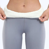 Pants Warm Winter Thick Velvet Legging High Waist Black Leggings Compression Thick Lamb Wool Pants Cold Resistant
