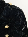 QUALITY Newest Fashion 2023 Winter Designer Down Jacket Women's Lion Buttons Rhombic Sewing Down