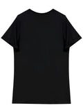 Fongt T-Shirt Fashion Women's New Summer Loose Round Collar Bow Top Woman