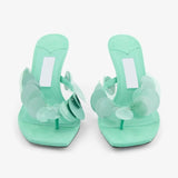 Fongt Mint Green With Skirt Slippers And Fairy Shoes Fashion Wear 2025JC New French Cool-Dragging Black Sandals