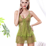 Sex Lingerie Pyjamas Suit Sexy Transparent Lace Uniform Seduction