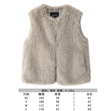 Fongt Women's Clothing 2025 Autumn And Winter New Fashion High-End Environmental Protection Fur Vest