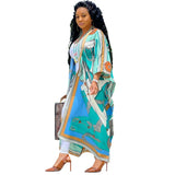 Sexy Costumes Japanese Kimono Yukata Dress With Belt Cardigan Pajamas Sleepwear Woman Smooth Bathing Robe Gown