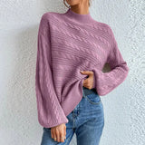 Fongt Solid Women's Top In Autumn And Winter 2025 Loose Round Collar Collar Thairy