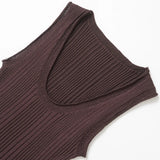 Fongt Homemade New Women's Classic Fashion Rib Rug Knitting Top 2893022