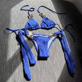 2023 Sexy New Split Swimsuit Chain Bikini Swimsuit