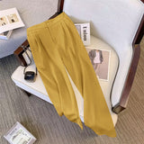 Fongt Suit Suit Pants Women Straight Loose 2025 New Spring And Autumn Leisure Wide Legs Commute Black Pants