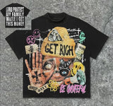 Fongt New T-Shirt Foreign Children's Series Before And After The Printing Round-Neck Short-Sleeved Direct Selling Hot