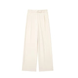 New Pleated Wide-Leg Pants In Spring 9686 8372124-Outfit