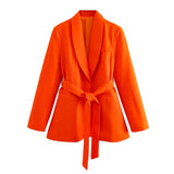 Fongt And Dress Blazer 231018 Straight-Fits High-Rise Trousers 2216118 Suit
