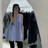 Vintage Camisole Vest for Women 2024 Summer New Mid-length Loose Tank Top Y2k Grunge Sleeveless All-match Tops Mujer-Outfit