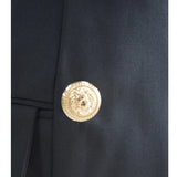 Fashion Runway 2023 Designer Skirt Women's Metal Lion Buttons Embellished Mini