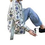 Cotton Jacket 2024 Fashion Female Autumn And Winter Single Breasted Warm Coat-Outfit