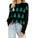 Fongt Christmas Tree Jackup Christmas Sweater Women's Casual Jack T-Shirt