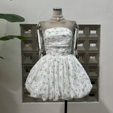 Gentle Small Fresh Folds Folded Crotch Unkempty Dress With Bottom Shorts Early Summer Temperament Chic Design