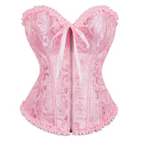 Fongt Zipper Jaclace Guard Waist-Beed Court Bouquet Close Abdomen Chest Corset