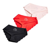 Sexy ladies panties one-piece seamless cotton ice silk underwear female close-fitting elastic breathable ladies briefs