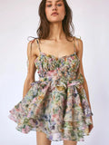 Fashion Sweet Breeze Ponopne Dress 2025 Spring Flower T-Shirt With Thin