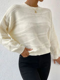 Fongt New Sweater Women's Solid Color Corrugated Collar Collar Collar On The Head Of The Knitwear Shirt