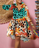 Independent Station New Fashion Printed Dress Women's Spot-Outfit