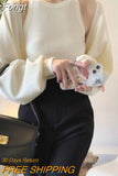 Autumn High Quality Knitting Suit Women New Long Sleeve Round Collar Two Piece